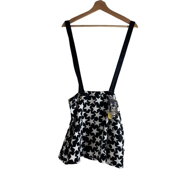 Tripp NYC Daang Goodman Black & White Star Suspender Skirt NWT - Picture 3 of 7